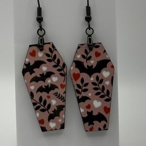 Coffin earrings
